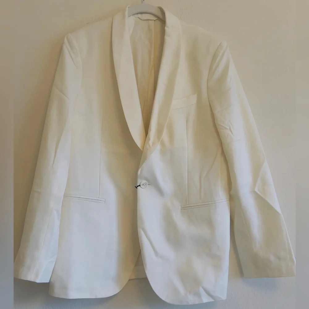 GANT Elegant White Men’s Blazer – Size Small – New
